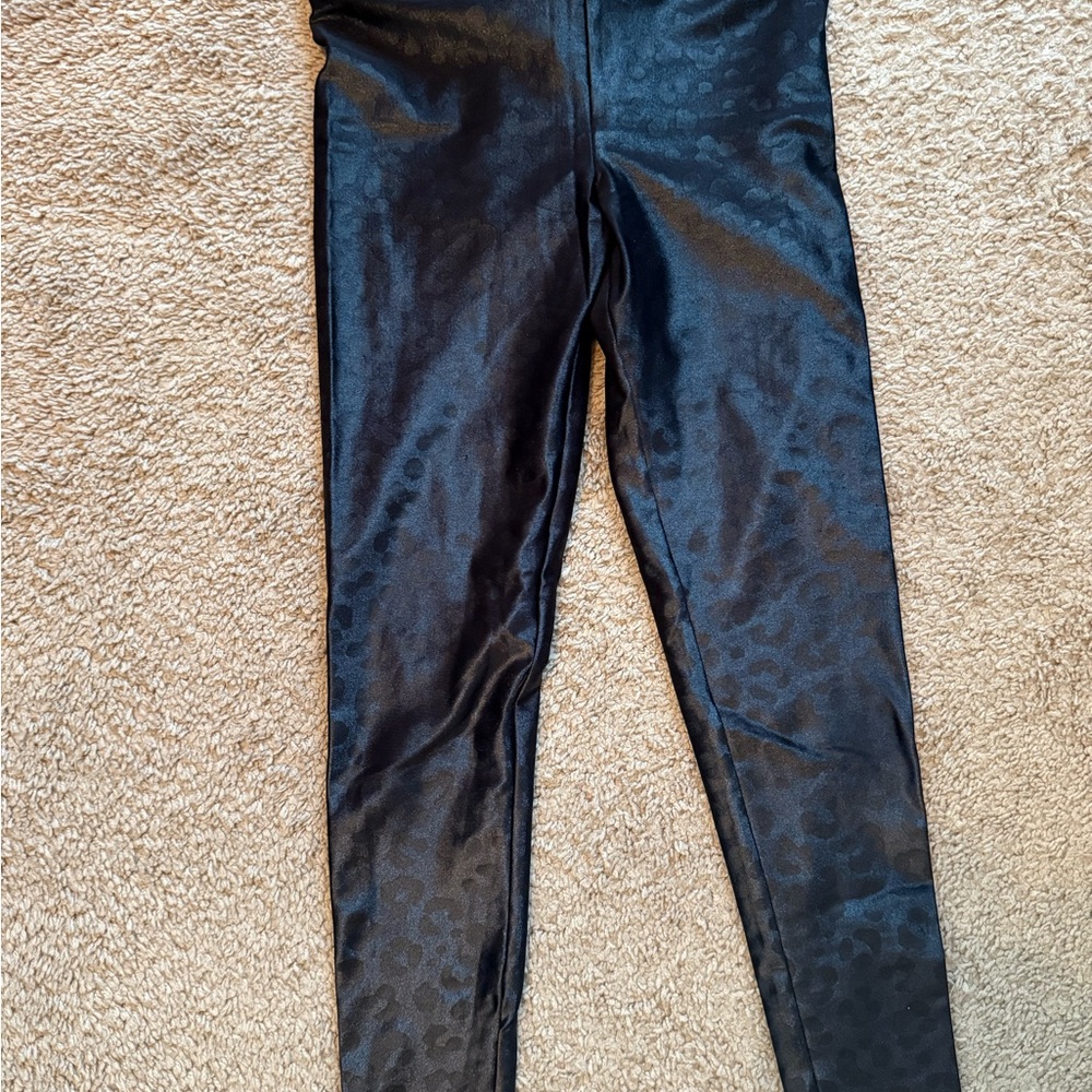 Leopard print shiny Koral leggings